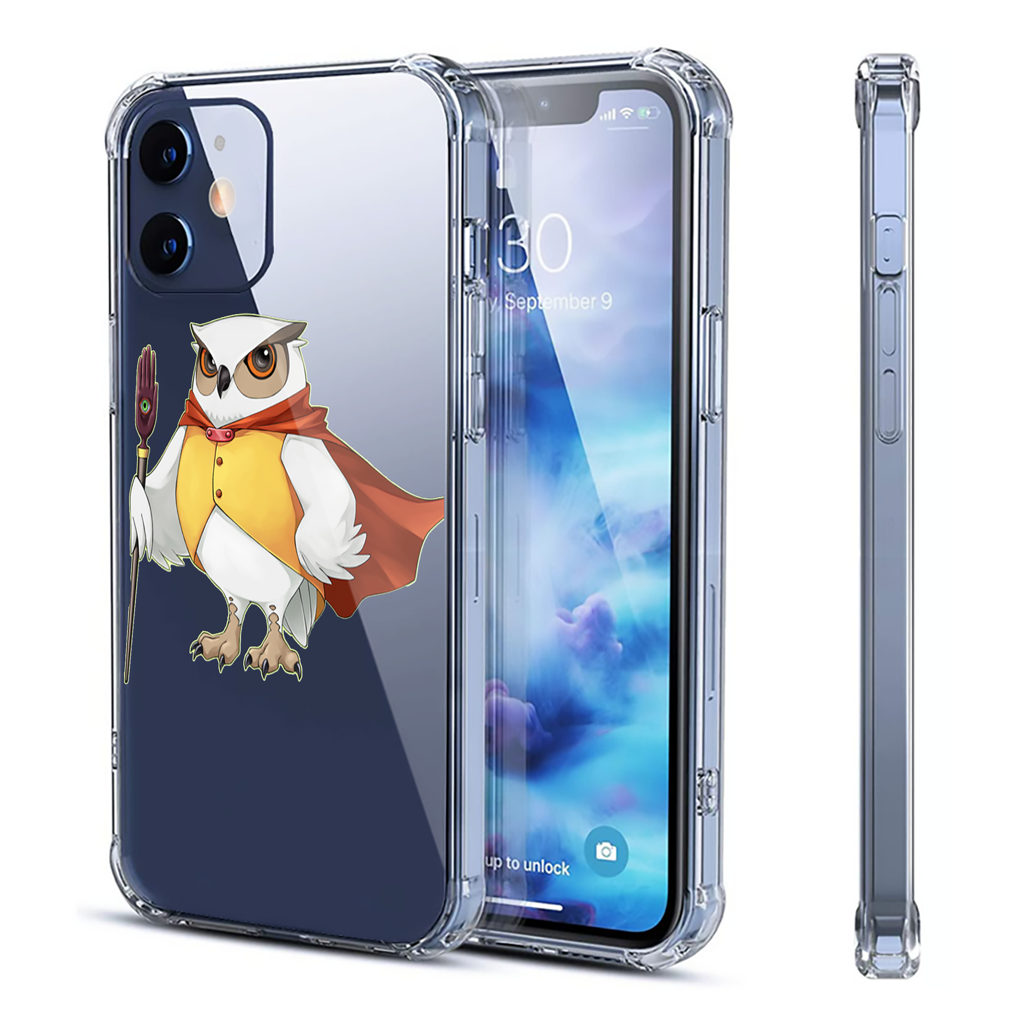 （画像用） 遊☆戯☆王 Yu-Gi-Oh! 【iPhone 12シリーズ対応】透明スマホケース（クリアソフトケース）